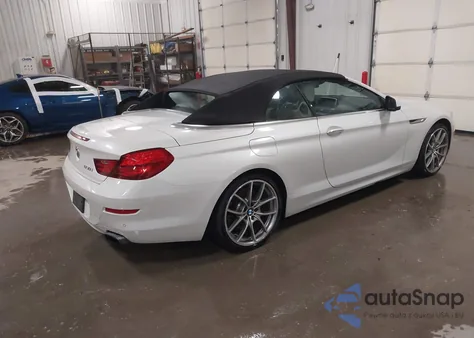 2012 BMW 650I from USA, damaged, VIN WBALZ3C51CDL72940